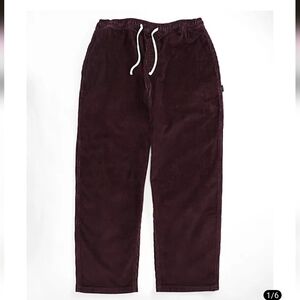NWT Element Chillin Wine Corduroy Pants